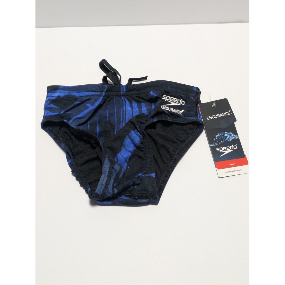 Speedo Mens Endurance+ Reflected Brief Swimsuit Speedo Blue 24